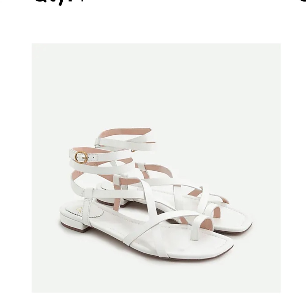 Jcrew strappy sandal, 7.5